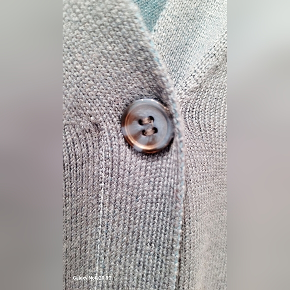 🍀❤️ NWT-Eliza J-Blue Sweater Knit-Button Front Flared Dress - Picture 7 of 7